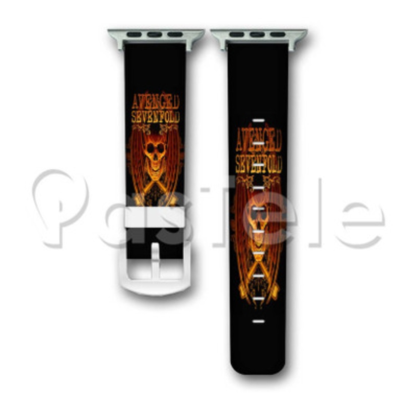 Avenged Sevenfold Custom Personalized Apple Watch Band 38mm 40mm 42mm 44mm Leather PU Watch