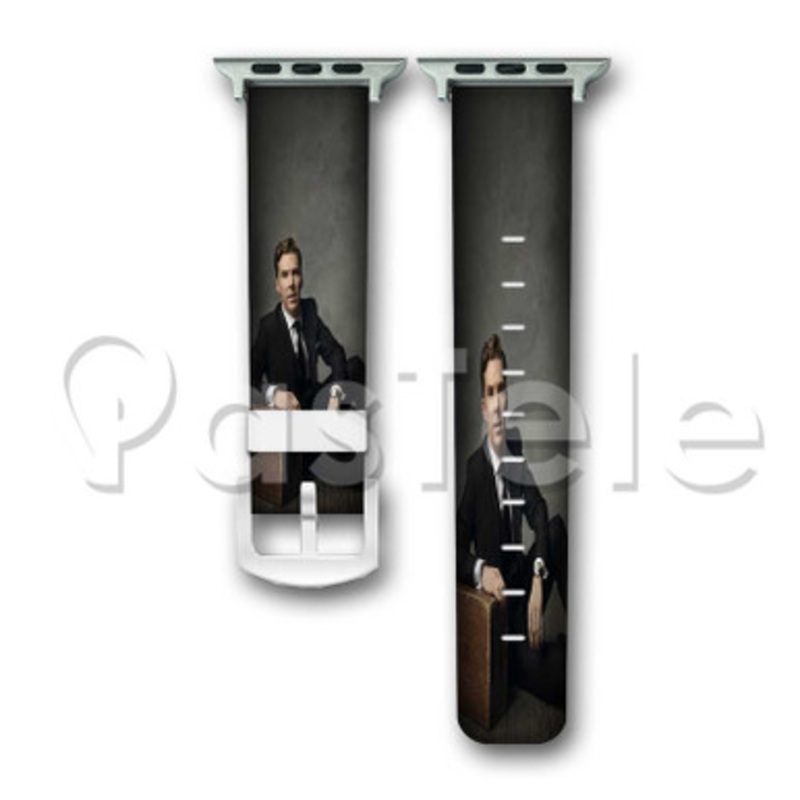 Benedict Cumberbatch Custom Personalized Apple Watch Band 38mm 40mm 42mm 44mm Leather PU Watch