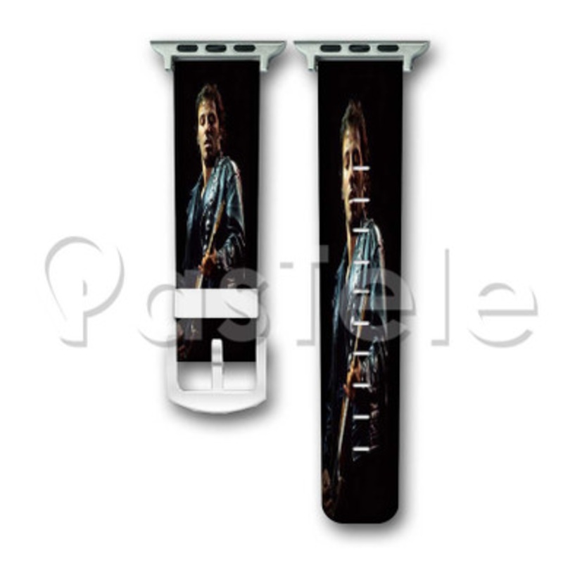 Bruce Springsteen Custom Personalized Apple Watch Band 38mm 40mm 42mm 44mm Leather PU Watch