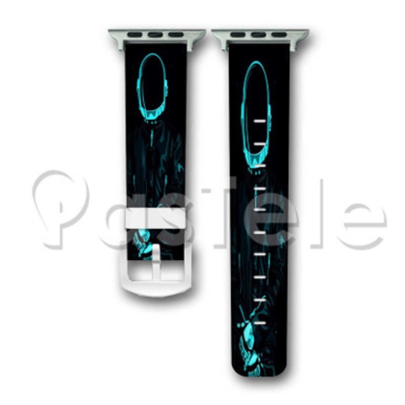 Daft Punk 3 Custom Personalized Apple Watch Band 38mm 40mm 42mm 44mm Leather PU Watch