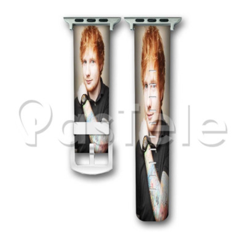 Ed Sheeran Custom Personalized Apple Watch Band 38mm 40mm 42mm 44mm Leather PU Watch