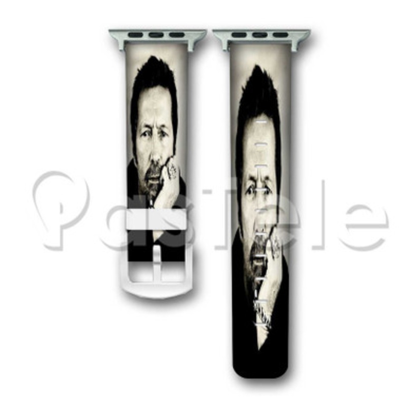 Eric Clapton Custom Personalized Apple Watch Band 38mm 40mm 42mm 44mm Leather PU Watch
