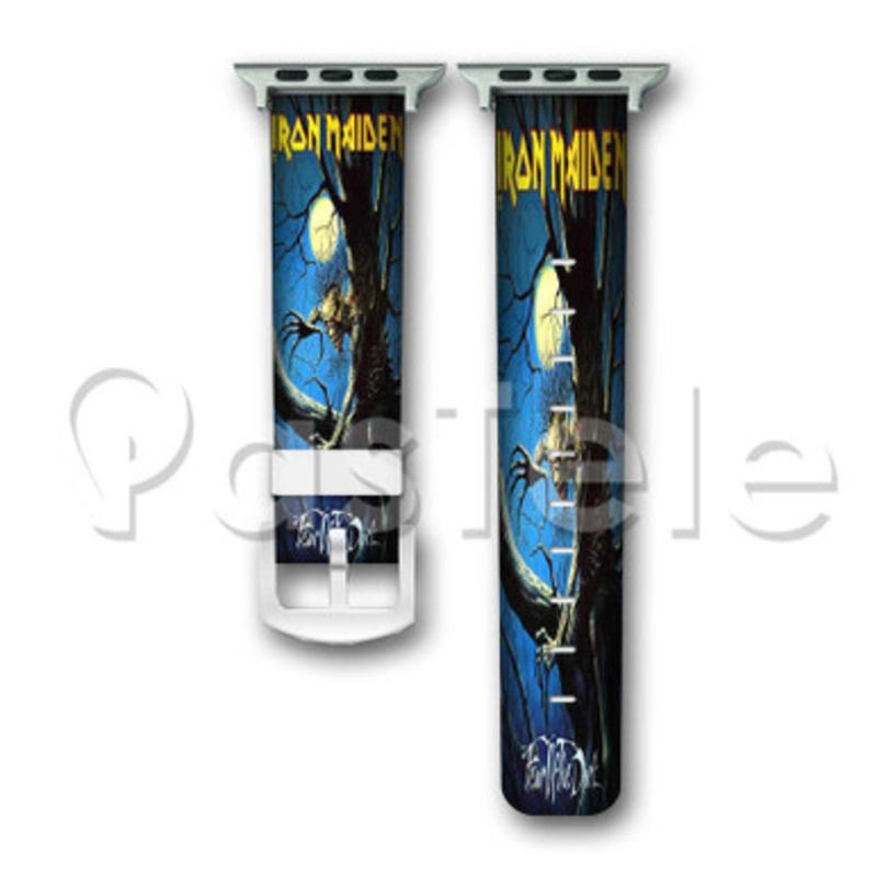 Iron Maiden Custom Personalized Apple Watch Band 38mm 40mm 42mm 44mm Leather PU Watch