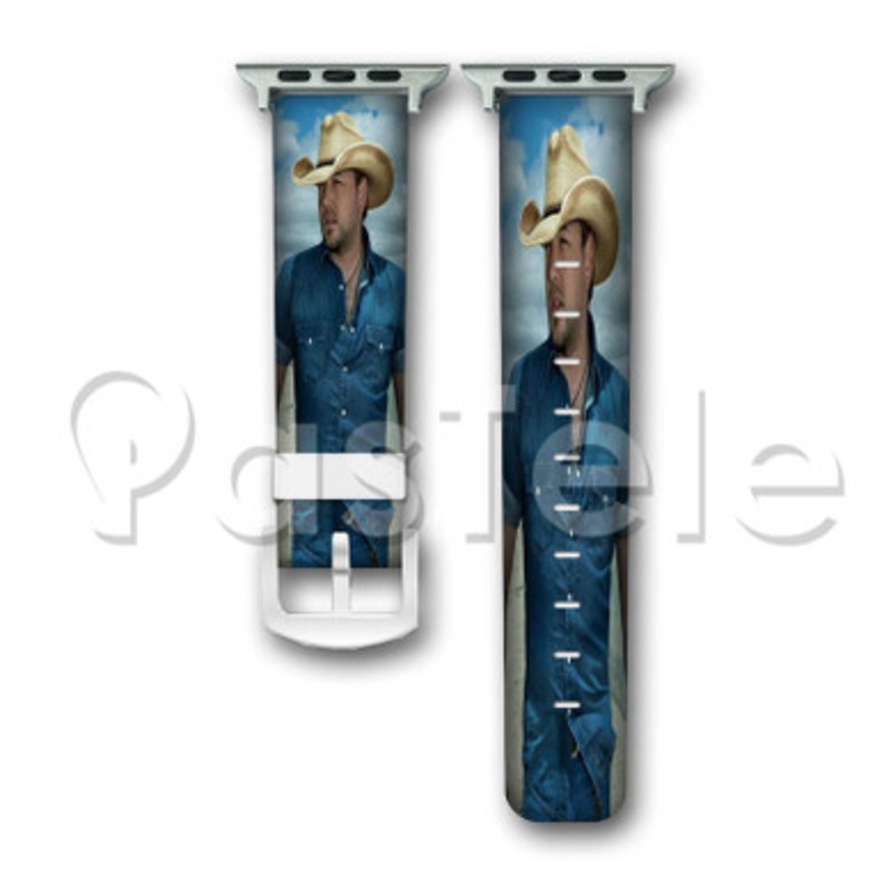 Jason Aldean 4 Custom Personalized Apple Watch Band 38mm 40mm 42mm 44mm Leather PU Watch