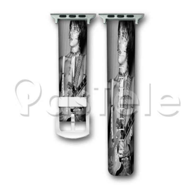 Jeff Beck Custom Personalized Apple Watch Band 38mm 40mm 42mm 44mm Leather PU Watch
