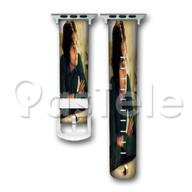 John Lennon Custom Personalized Apple Watch Band 38mm 40mm 42mm 44mm Leather PU Watch