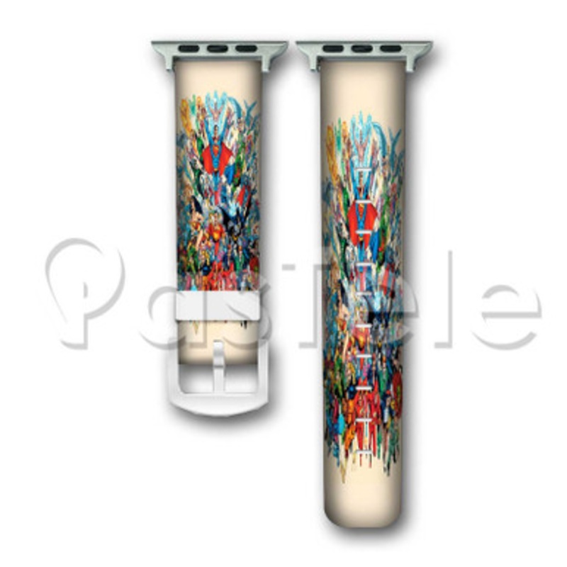 Marvel Custom Personalized Apple Watch Band 38mm 40mm 42mm 44mm Leather PU Watch