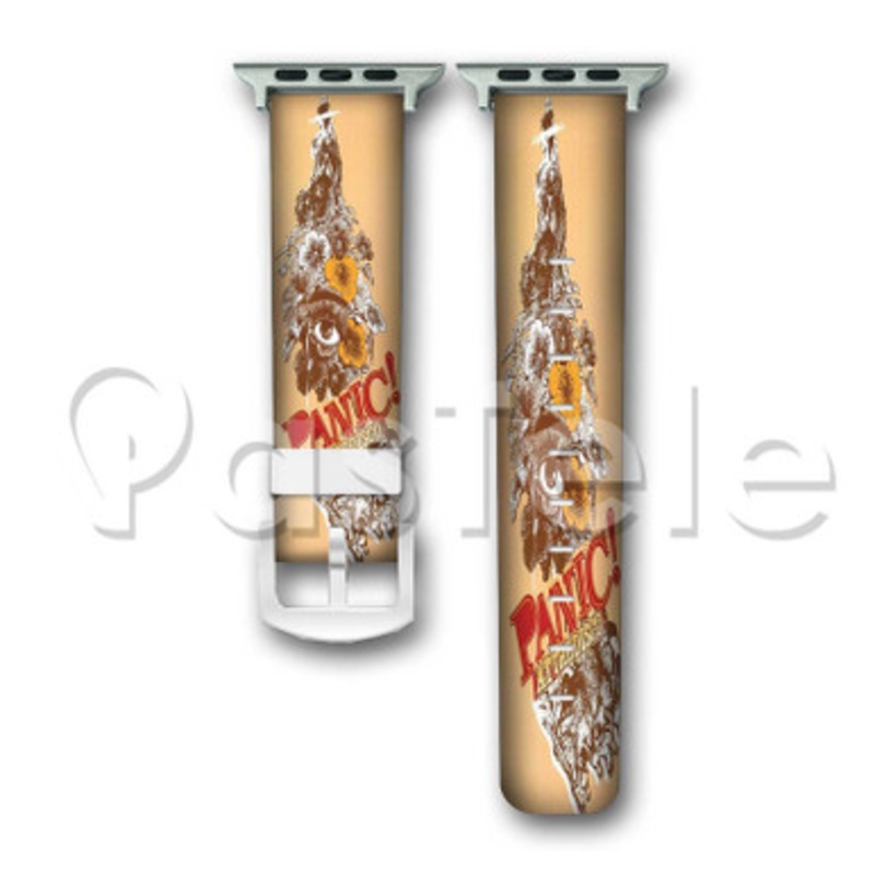 Panic at The Disco Custom Personalized Apple Watch Band 38mm 40mm 42mm 44mm Leather PU Watch