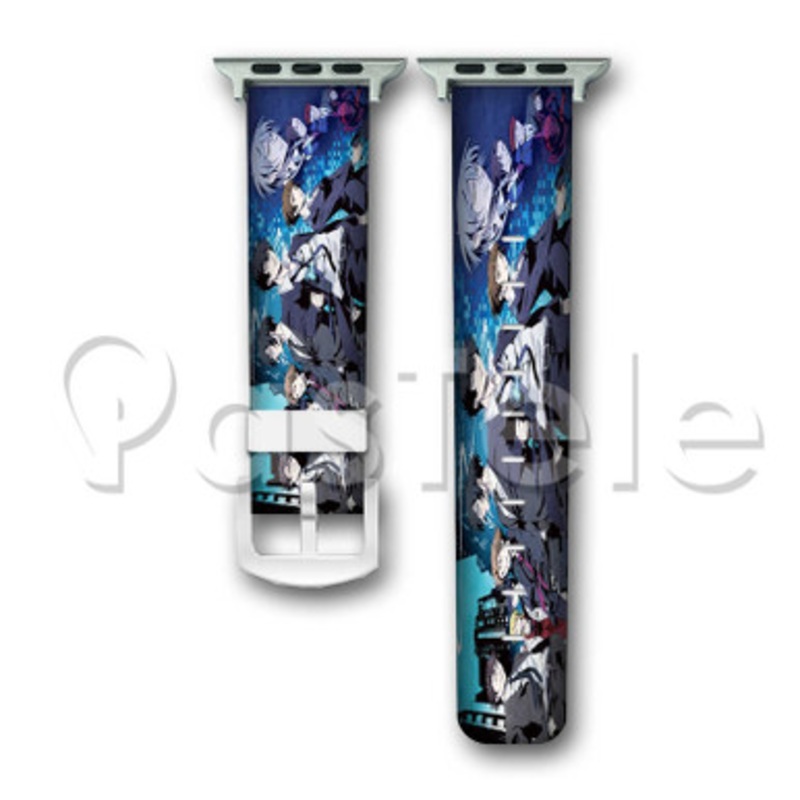 Psycho Pass Custom Personalized Apple Watch Band 38mm 40mm 42mm 44mm Leather PU Watch