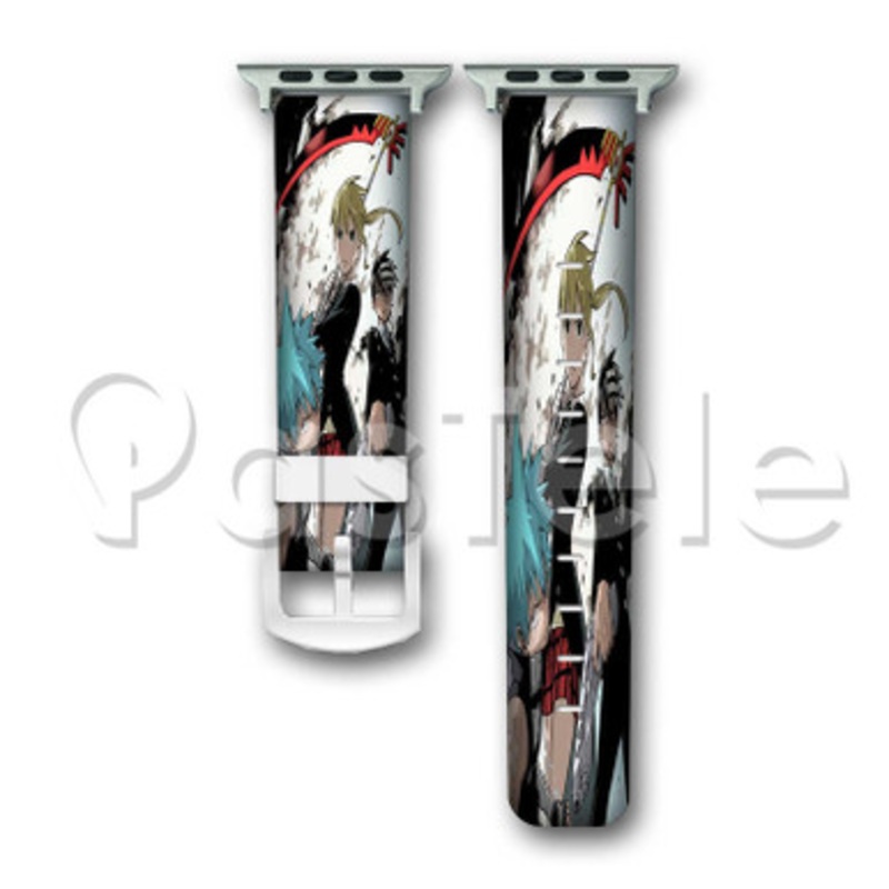 Soul Eater Custom Personalized Apple Watch Band 38mm 40mm 42mm 44mm Leather PU Watch