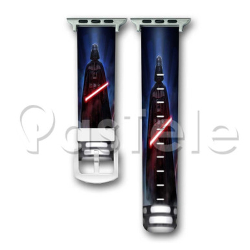 Star Wars Darth Vader Custom Personalized Apple Watch Band 38mm 40mm 42mm 44mm Leather PU Watch