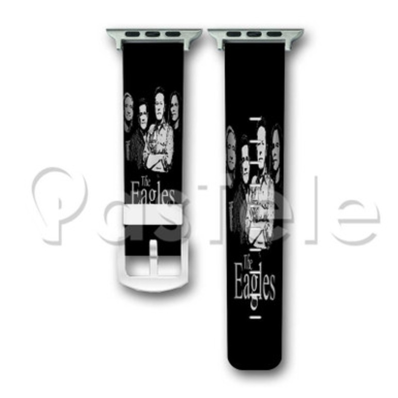 The Eagles Custom Personalized Apple Watch Band 38mm 40mm 42mm 44mm Leather PU Watch