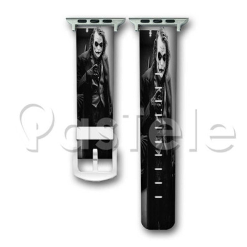 The Joker 3 Custom Personalized Apple Watch Band 38mm 40mm 42mm 44mm Leather PU Watch