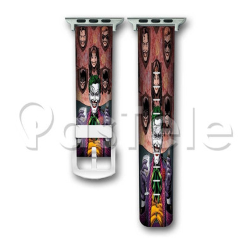 The Joker Custom Personalized Apple Watch Band 38mm 40mm 42mm 44mm Leather PU Watch