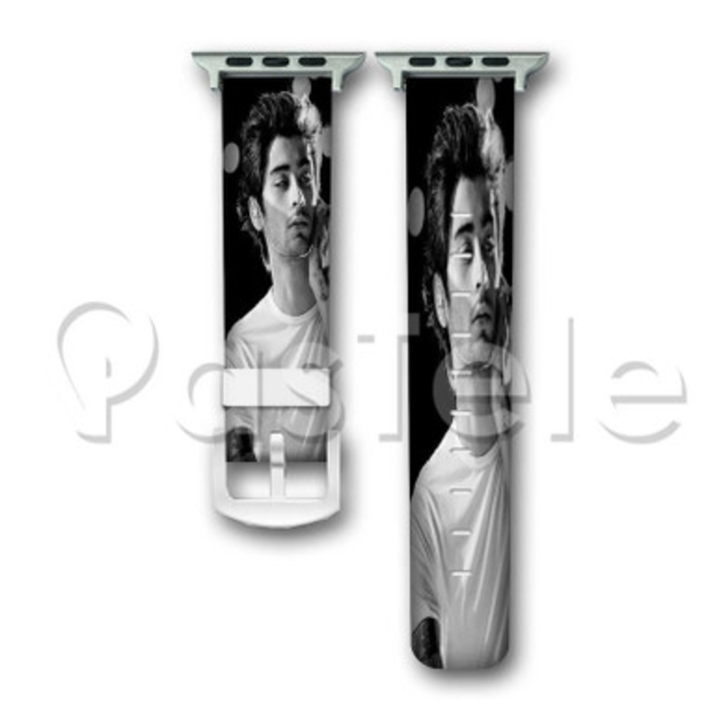 Zayn Malik 2 Custom Personalized Apple Watch Band 38mm 40mm 42mm 44mm Leather PU Watch