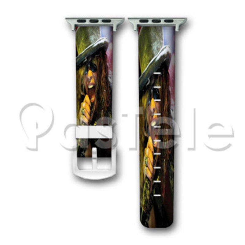 Aerosmith 2 Custom Personalized Apple Watch Band 38mm 40mm 42mm 44mm Leather PU Watch