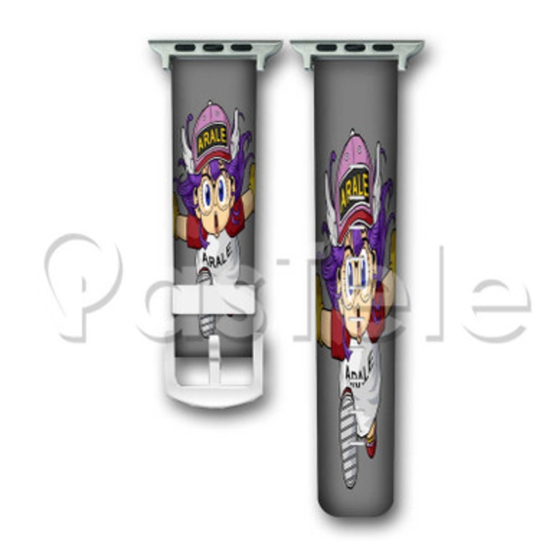 Arale Norimaki Custom Personalized Apple Watch Band 38mm 40mm 42mm 44mm Leather PU Watch