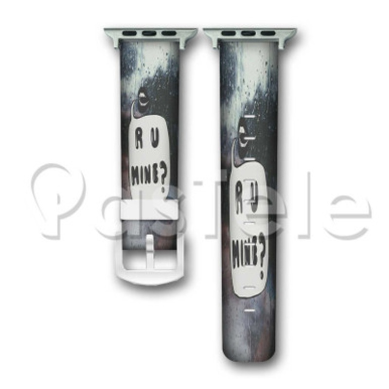 Arctic Monkeys R U Mine Custom Personalized Apple Watch Band 38mm 40mm 42mm 44mm Leather PU Watch