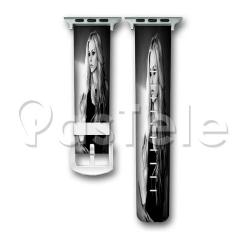 Avril Lavigne Custom Personalized Apple Watch Band 38mm 40mm 42mm 44mm Leather PU Watch