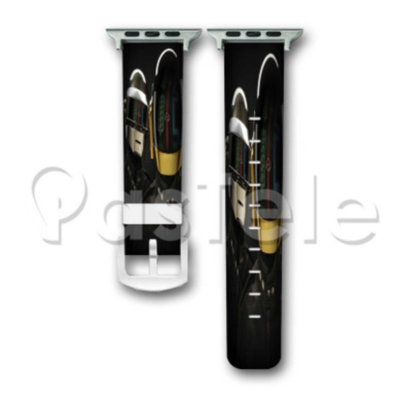 Daft Punk 2 Custom Personalized Apple Watch Band 38mm 40mm 42mm 44mm Leather PU Watch