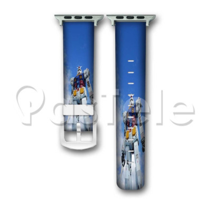 Gundam Custom Personalized Apple Watch Band 38mm 40mm 42mm 44mm Leather PU Watch