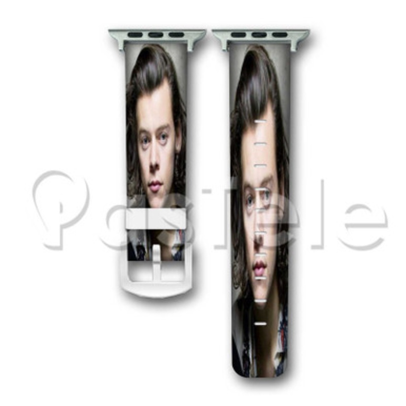 Harry Styles Custom Personalized Apple Watch Band 38mm 40mm 42mm 44mm Leather PU Watch