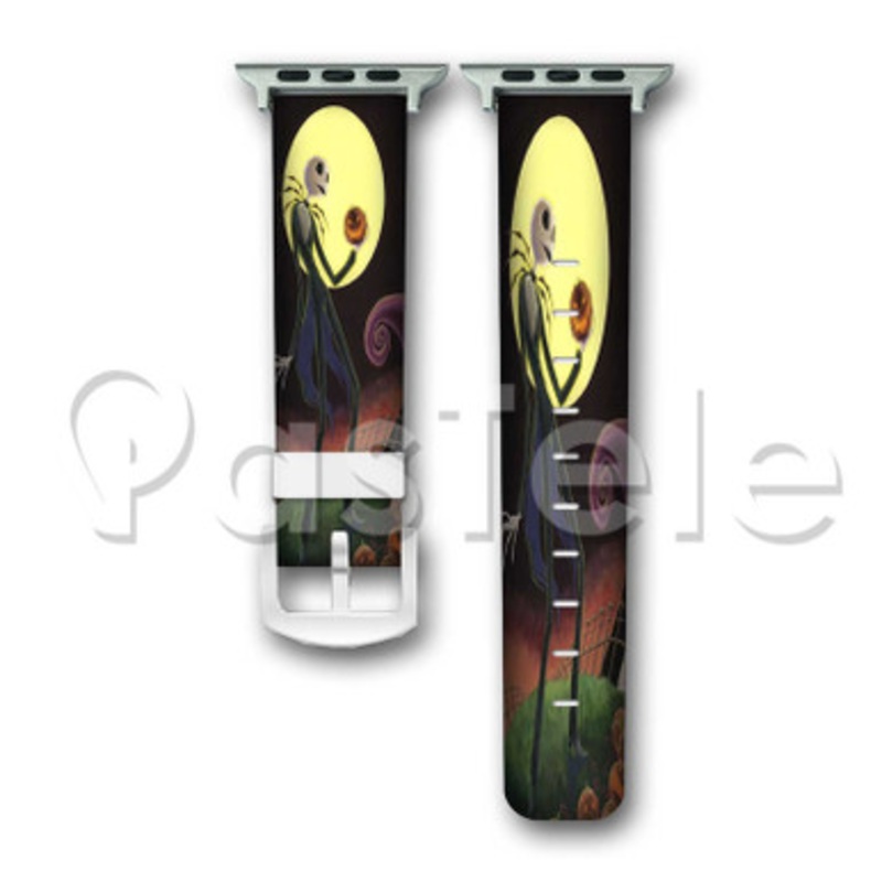 Jake The Nightmare Before Christmas Custom Personalized Apple Watch Band 38mm 40mm 42mm 44mm Leather PU Watch