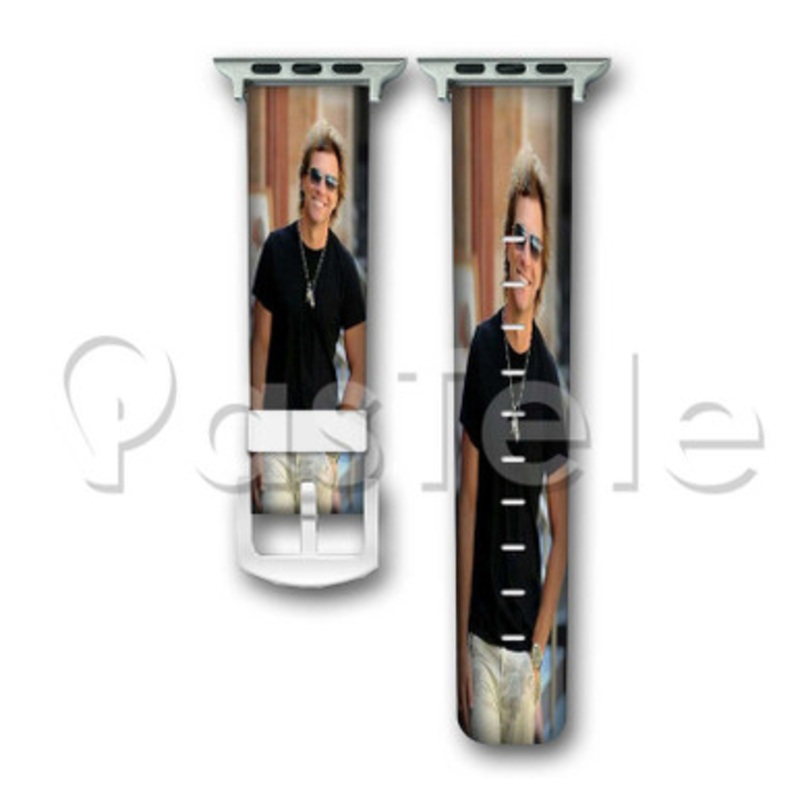 Jon Bon Jovi 3 Custom Personalized Apple Watch Band 38mm 40mm 42mm 44mm Leather PU Watch