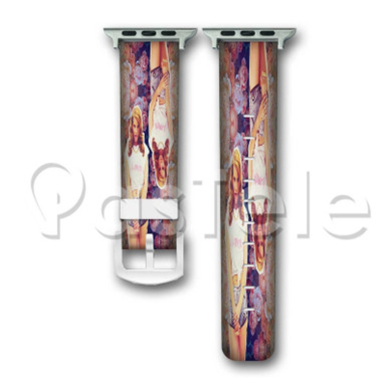 Lana Del Rey 2 Custom Personalized Apple Watch Band 38mm 40mm 42mm 44mm Leather PU Watch