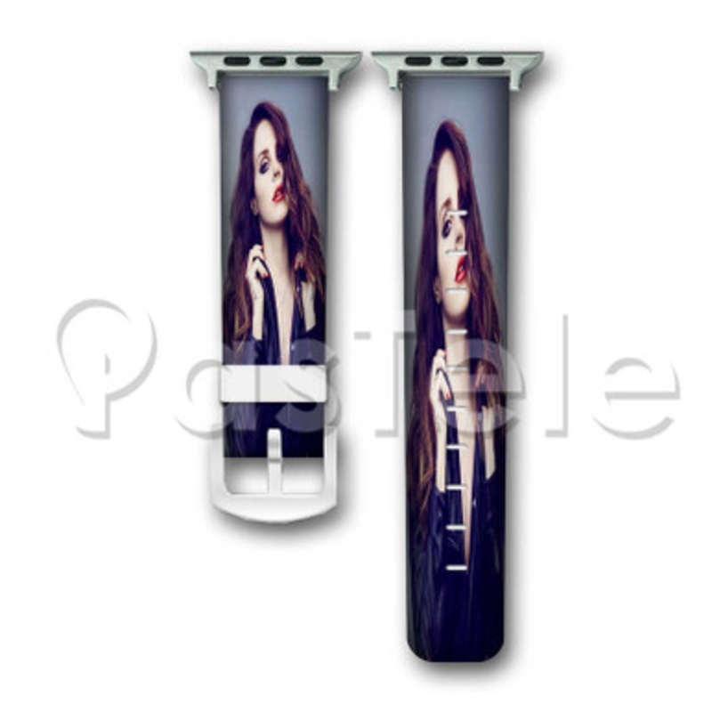 Lana Del Rey Custom Personalized Apple Watch Band 38mm 40mm 42mm 44mm Leather PU Watch