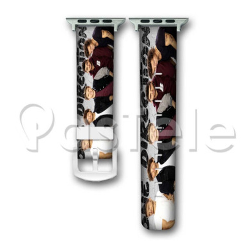 One Direction 3 Custom Personalized Apple Watch Band 38mm 40mm 42mm 44mm Leather PU Watch