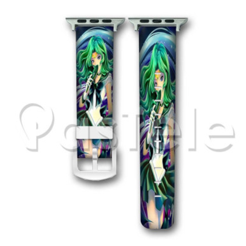 Sailor Neptune Custom Personalized Apple Watch Band 38mm 40mm 42mm 44mm Leather PU Watch