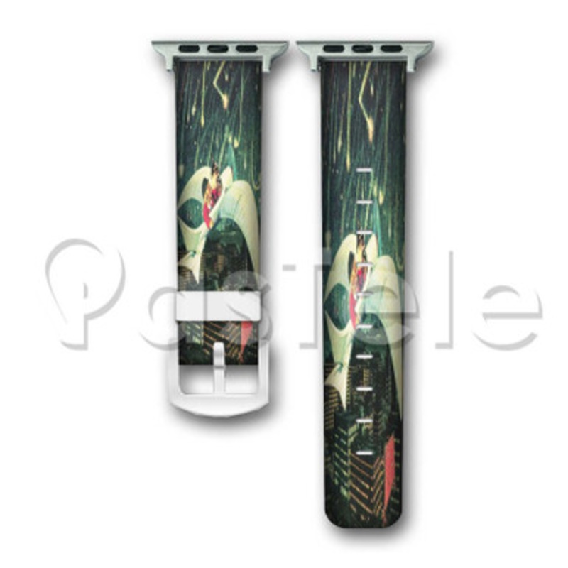 Smashing Pumpkins Custom Personalized Apple Watch Band 38mm 40mm 42mm 44mm Leather PU Watch
