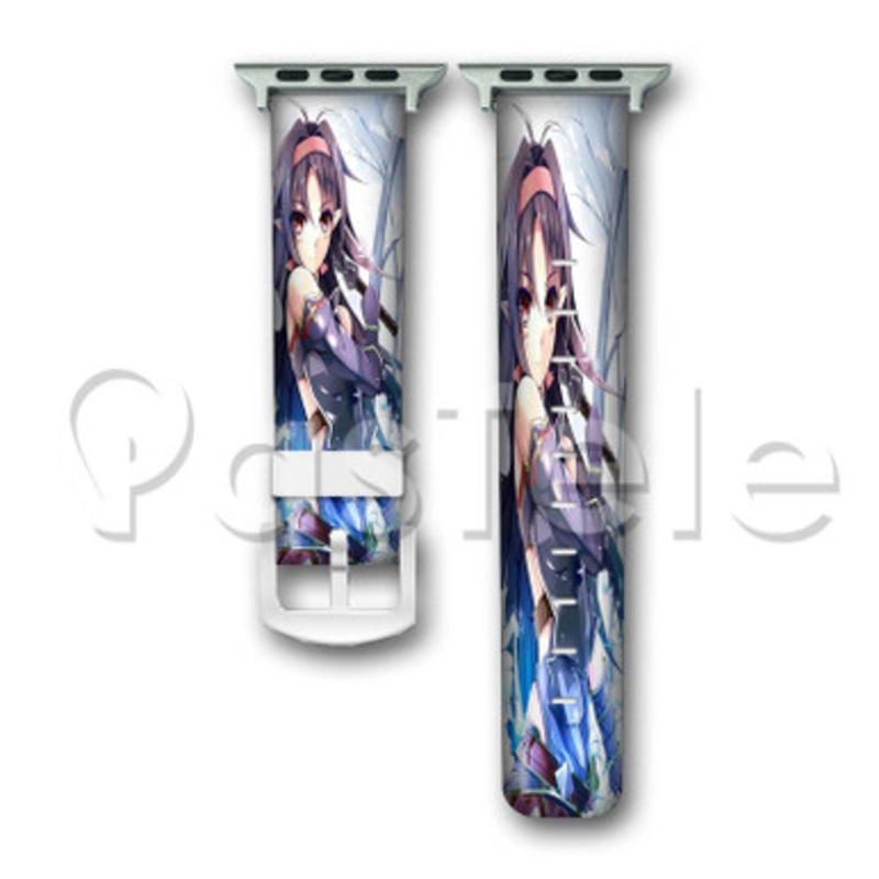 Sword Art Online Yuki Custom Personalized Apple Watch Band 38mm 40mm 42mm 44mm Leather PU Watch