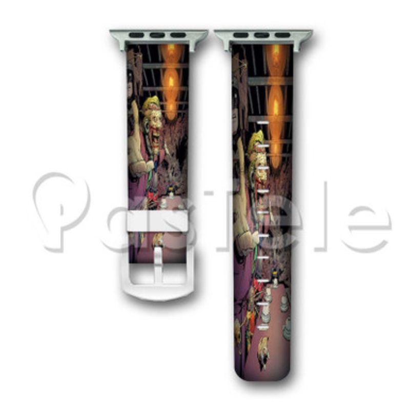 The Joker 2 Custom Personalized Apple Watch Band 38mm 40mm 42mm 44mm Leather PU Watch
