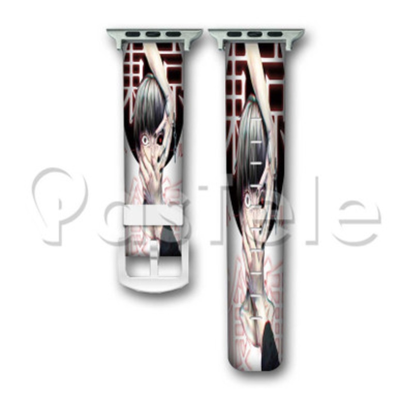 Tokyo Ghoul Custom Personalized Apple Watch Band 38mm 40mm 42mm 44mm Leather PU Watch