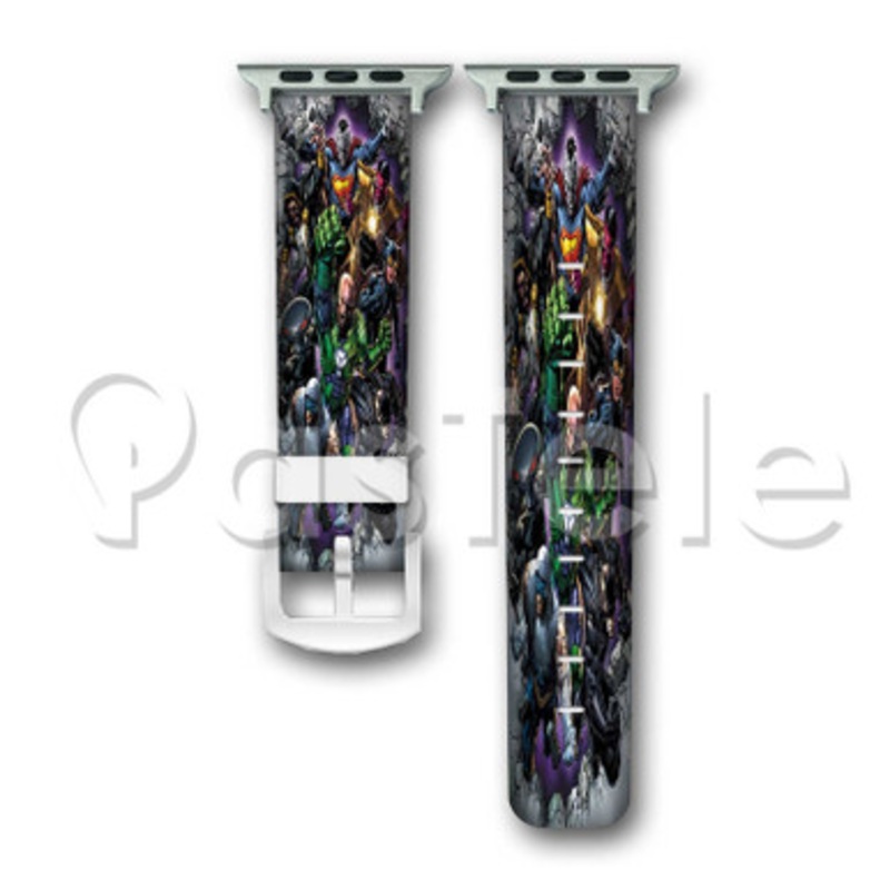 Forever Evil Custom Personalized Apple Watch Band 38mm 40mm 42mm 44mm Leather PU Watch