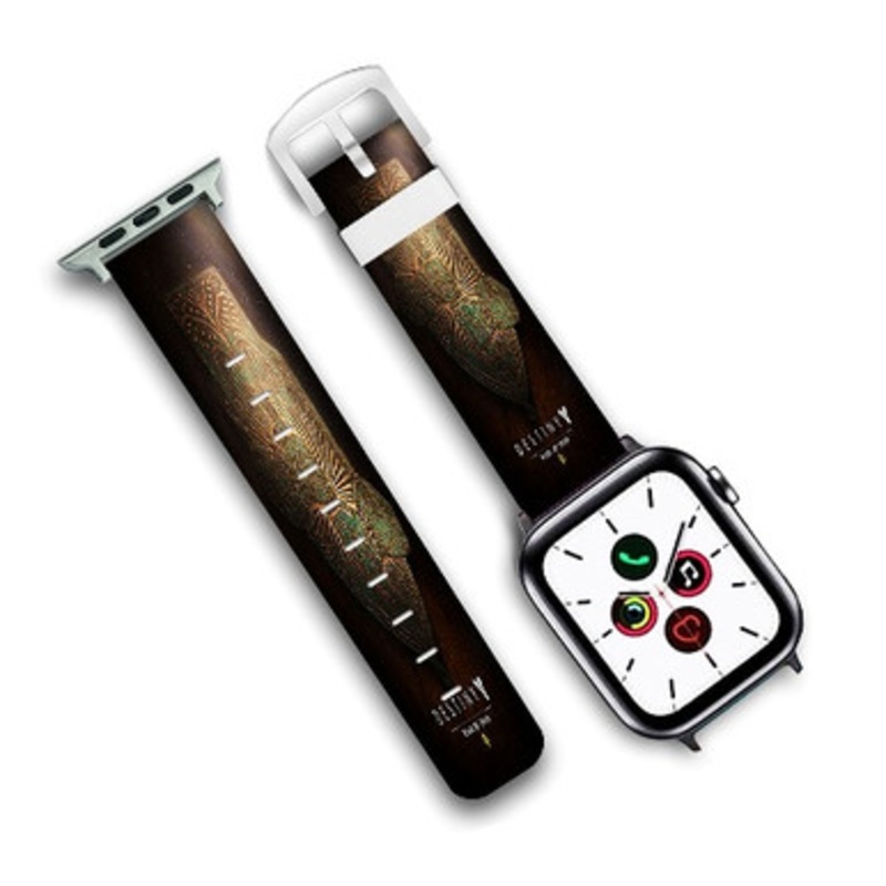 Pastele Destiny Rise of Iron The Dawning Custom Personalized Apple Watch Band Genuine Leather Watch Band Replacement 38mm 40mm 42mm 44mm