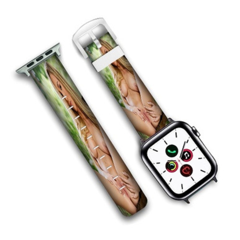 Pastele Kendra Sunderland Custom New Personalized Apple Watch Band Genuine Leather Watch Band Replacement 38mm 40mm 42mm 44mm