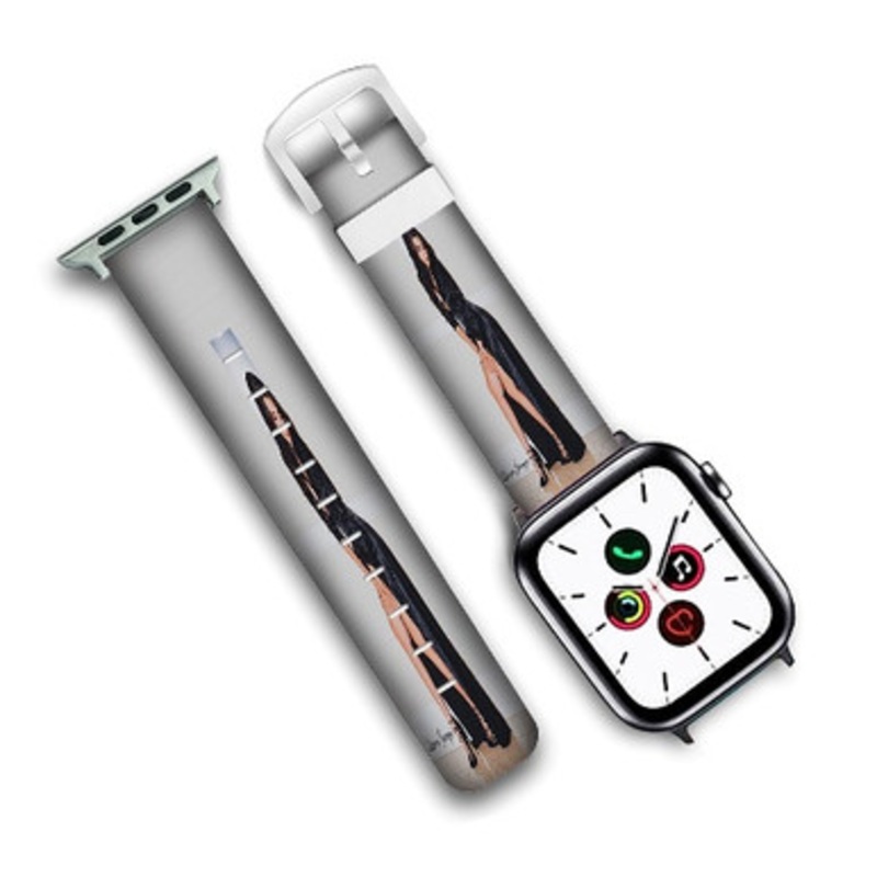 Pastele Lauren Jauregui Fifth Harmony 2 Custom Personalized Apple Watch Band Genuine Leather Watch Band Replacement 38mm 40mm 42mm 44mm