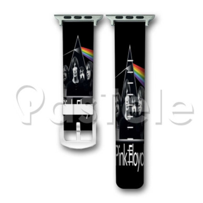Pink Floyd Custom Personalized Apple Watch Band 38mm 40mm 42mm 44mm Leather PU Watch