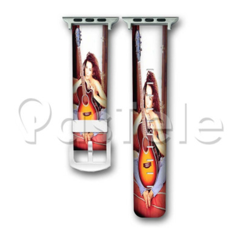 Shania Twain Custom Personalized Apple Watch Band 38mm 40mm 42mm 44mm Leather PU Watch