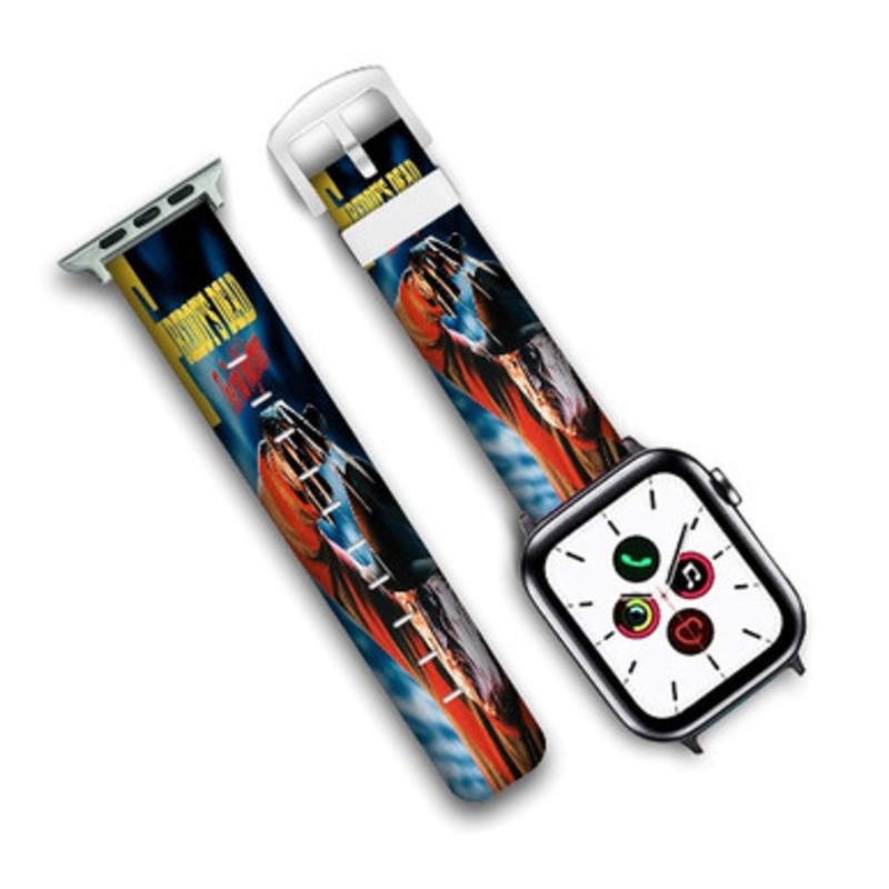 Pastele A Nightmare on Elm Street Freddy s Dead The Final Nightmare 2 Custom Personalized Apple Watch Band Genuine Leather Watch Band Replacement 38mm 40mm 42mm 44mm