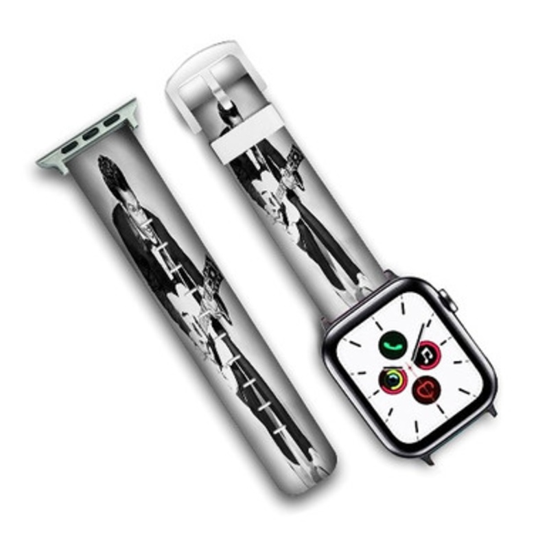 Pastele Chuck Berry Custom New Personalized Apple Watch Band Genuine Leather Watch Band Replacement 38mm 40mm 42mm 44mm