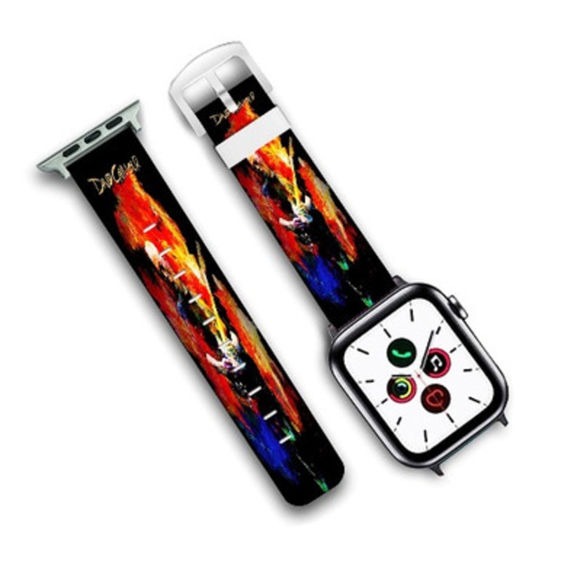 Pastele David Gilmour Custom Personalized Apple Watch Band Genuine Leather Watch Band Replacement 38mm 40mm 42mm 44mm