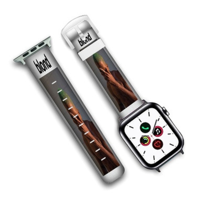 Pastele Frank Ocean Blonde Custom Personalized Apple Watch Band Genuine Leather Watch Band Replacement 38mm 40mm 42mm 44mm