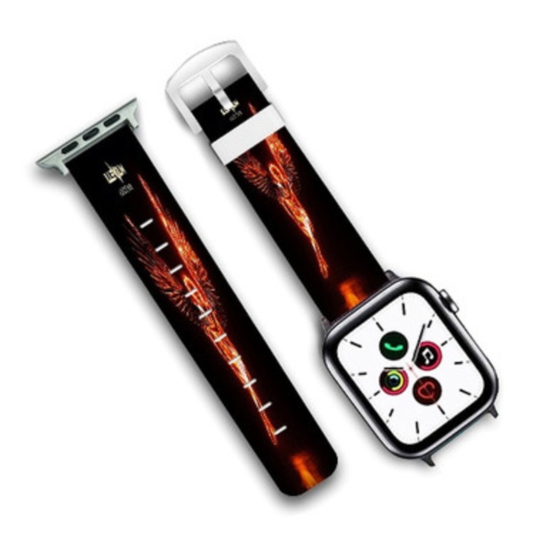 Pastele Illenium Ascend Custom Personalized Apple Watch Band Genuine Leather Watch Band Replacement 38mm 40mm 42mm 44mm
