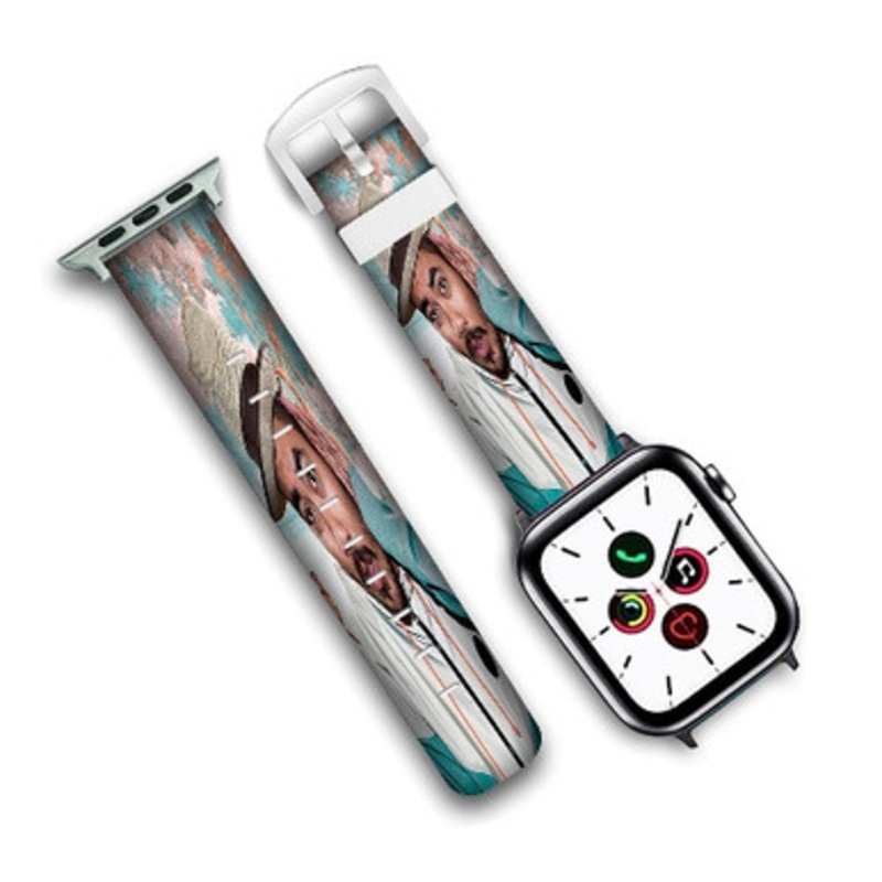 Pastele Mr Carmack Custom Personalized Apple Watch Band Genuine Leather Watch Band Replacement 38mm 40mm 42mm 44mm