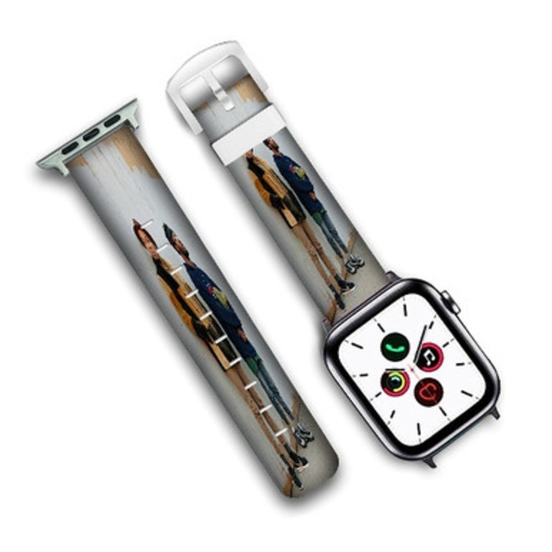 Pastele Nx Worries Anderson Paak Custom Personalized Apple Watch Band Genuine Leather Watch Band Replacement 38mm 40mm 42mm 44mm