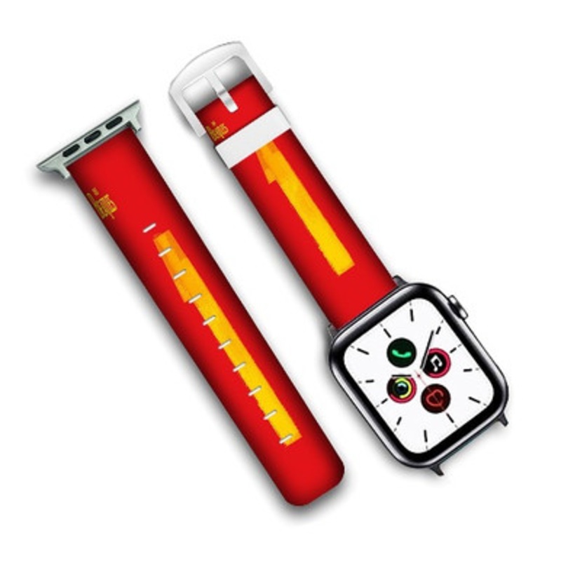 Pastele The Beatles 1 Custom Personalized Apple Watch Band Genuine Leather Watch Band Replacement 38mm 40mm 42mm 44mm